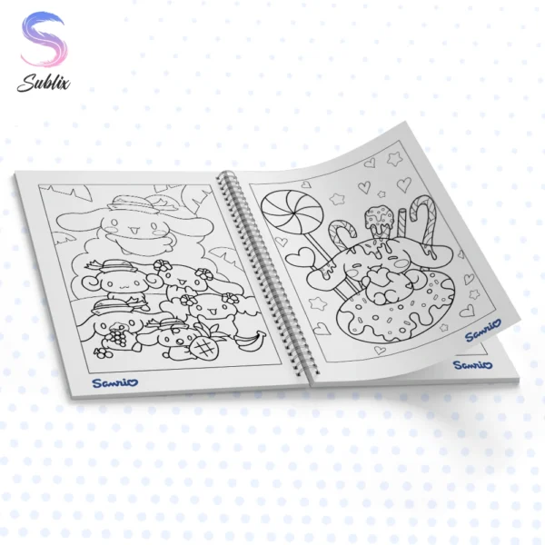 Libro de colorear Cinnamoroll, Sanrio Cinnamoroll coloring book, Cinnamoroll libro de colorear, Libro de dibujos para colorear Cinnamoroll, libro para pintar, Sanrio, Cinnamoroll y sus amigos