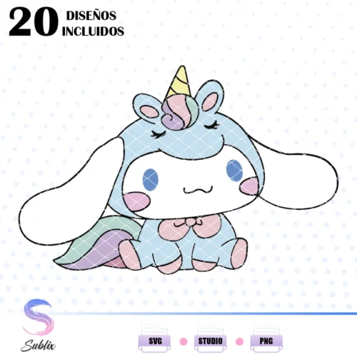 Archivos de corte Cinnamoroll Sanrio, Plantilla de corte Cinnamoroll, Figura de corte Cinnamoroll Sanrio, Cinnamoroll SVG, Cinnamoroll DXF, Imágenes para corte Cinnamoroll, Sanrio Cinnamoroll cut files, Cinnamoroll Sanrio SVG files, Cinnamoroll digital cuts, Cinnamoroll Sanrio clipart, SVG, DXF, PNG, STUDIO