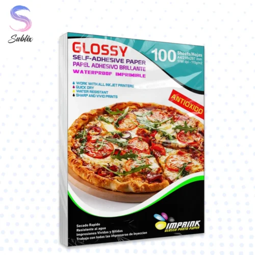 Papel Adhesivo Fotografico Brillante Antioxido A4 115gr, Papel Fotografico 115 Grs, Papel Fotografico brillante A4 115 g 100 hojas, Papel adhesivo glossy 115 gramos A4 100 hojas, Papel fotográfico adhesivo glossy 100 hojas