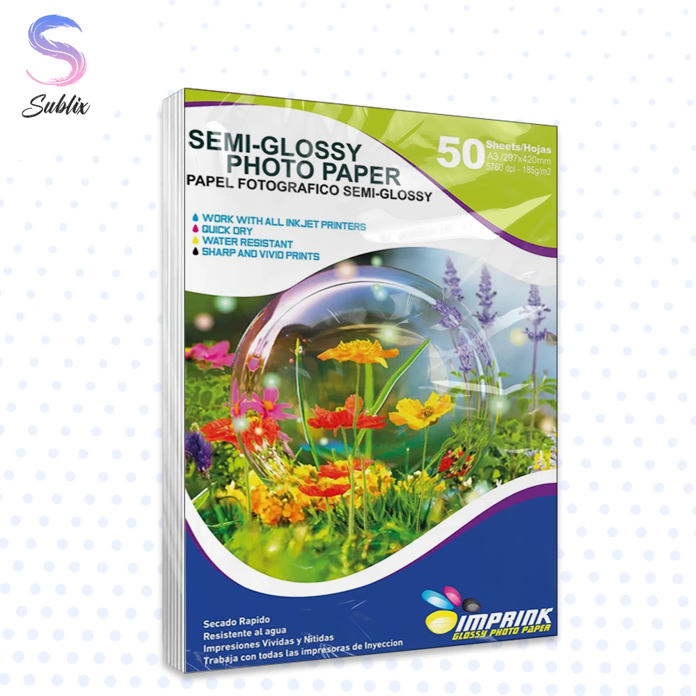 Papel Foto Semi-glossy A4 De 185gr/50 Hojas Semi Brillo, Papel fotografico semi-glossy A4 / 185gr 50 Hojas, Papel Fotográfico Semi Glossy Papel Foto Semi-glossy A4 De 185gr/50 Hojas Semi Brillo, Papel fotografico semi-glossy A4 / 185gr 50 Hojas, Papel Fotográfico Semi Glossy