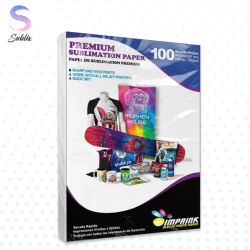 Papel Para Sublimacion Premium, Papel de Sublimación de Calidad, papel sublimacion 105 gramos, Papel de Sublimación Premium A4, papel para sublimar