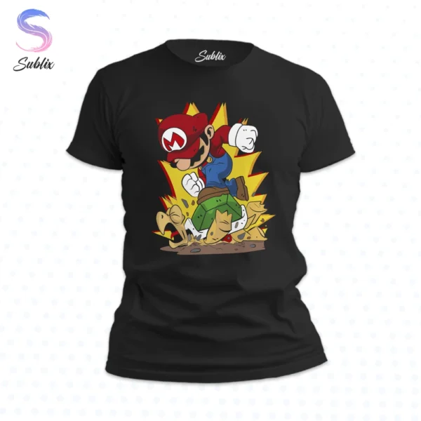 Poleras personalizadas Chile, Poleras personalizadas Estación Central/Chile poleras estampadas con diseños originales para niños, Poleras unixe, poleras hombre, poleras mujer, poleras niños, poleras estampadas, poleras de algodón, poleras manga corta, Polera Negra, Polera Blanca, Polera de algodón negra, Polera de algodón blanca, " Super Mario Bros", " Mario Bros", " Super Mario", Luigi, Princess Peach, Bowser, Yoshi, Super Mario Odyssey, Super Mario World, Super Mario Kart, Super Mario Bros 3, Super Mario 64, Mario Kart 8 Deluxe, Mario Maker 2, Super Mario Bros 35th Anniversary