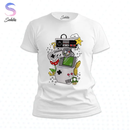 Poleras personalizadas Chile, Poleras personalizadas Estación Central/Chile poleras estampadas con diseños originales para niños, Poleras unixe, poleras hombre, poleras mujer, poleras niños, poleras estampadas, poleras de algodón, poleras manga corta, Polera Negra, Polera Blanca, Polera de algodón negra, Polera de algodón blanca, “Nintendo”, “Nintendo 64” “Nintendo Gameboy”, Video juegos, god of war, Pac Man, Duck Hunt