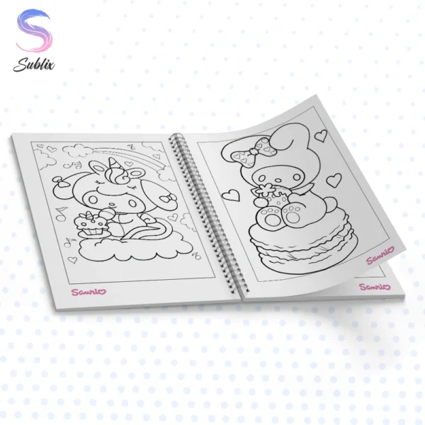 Libro de colorear My Melody, Libro para pintar My Melody, Sanrio My Melody coloring book, My Melody libro de colorear, Libro de dibujos para colorear My Melody, libro para pintar, Sanrio, My Melody y sus amigos, PDF