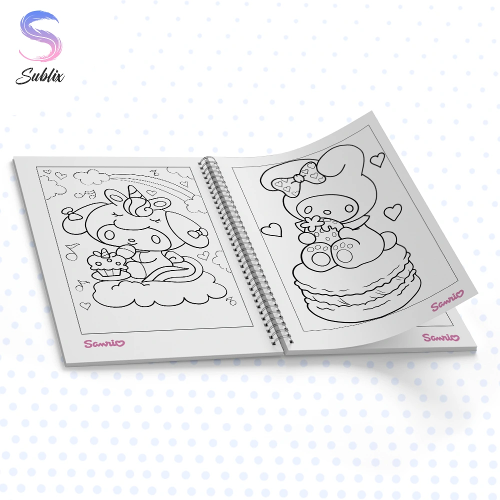 Libro de colorear My Melody, Libro para pintar My Melody, Sanrio My Melody coloring book, My Melody libro de colorear, Libro de dibujos para colorear My Melody, libro para pintar, Sanrio, My Melody y sus amigos, PDF